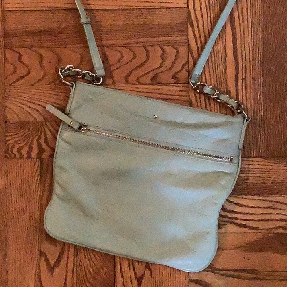 Mint green Kate Spade crossbody bag